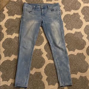 American Eagle super low rise jegging 12 reg.